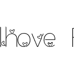 Lhove Font