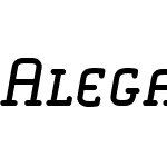 Alega Serif SC Offc Pro