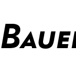 Bauer Grotesk SC Offc