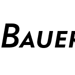 Bauer Grotesk SC Offc Pro