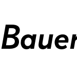Bauer Grotesk W1G
