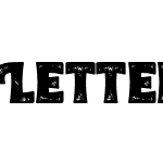 Letterpress Black