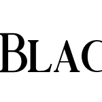 Black Drama Serif