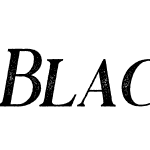 Black Drama Serif Rough