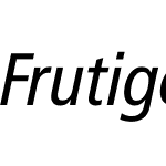 Frutiger LT Com