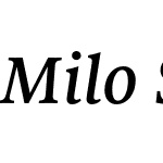 Milo Serif OT