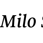 Milo Serif OT