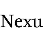 Nexus Serif OT