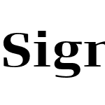 Signa Serif Pro