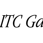 ITC Garamond Std