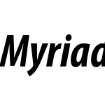 Myriad Condensed Pro