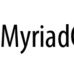 Myriad Condensed Pro