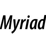 Myriad Condensed Pro