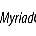 Myriad Condensed Pro