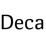 Deca Sans