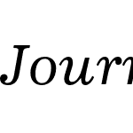 Journal Italic