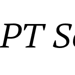 PT Serif Pro Ext Book Italic