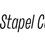 Stapel Condensed