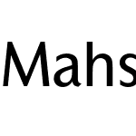 Mahsuri Sans MT Pro