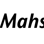 Mahsuri Sans MT Pro