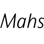 Mahsuri Sans MT Pro