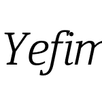 Yefimov Serif