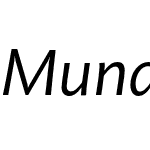 Mundo Sans Pro