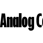 Analog XCondensed Web