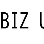 BIZ UDゴシック