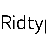 Ridtype Pro Normal