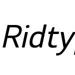 Ridtype Pro Normal