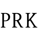 PRK P Text Bold