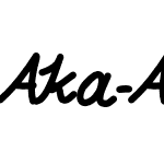 Aka-AcidGR-FatItalic