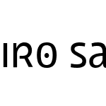 Iro Sans Unicase