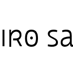 Iro Sans Unicase