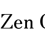 Zen Old Mincho