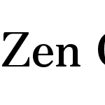 Zen Old Mincho