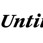 Untitled Serif