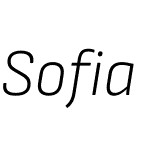 Sofia Sans Semi Condensed