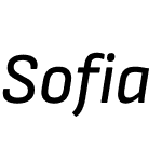 Sofia Sans Semi Condensed