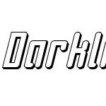 Darklighter 3D Italic