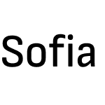 Sofia Sans Semi Condensed