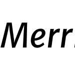 Merriweather Sans