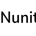 Nunito Sans 10pt SemiCondensed