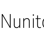 Nunito Sans 10pt Condensed