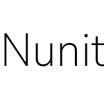 Nunito Sans 10pt SemiCondensed