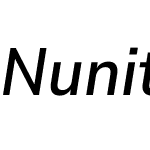 Nunito Sans 10pt SemiCondensed