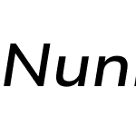Nunito Sans 10pt SemiExpanded