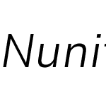 Nunito Sans 7pt SemiCondensed