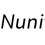 Nunito Sans 7pt SemiCondensed